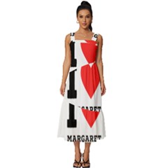 I Love Margaret Square Neckline Tiered Midi Dress by ilovewhateva