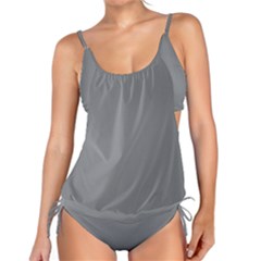 Lava Grey	 - 	tankini Set by ColorfulSwimWear