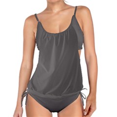 Vampire Grey	 - 	tankini Set by ColorfulSwimWear