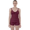 Pear Red	 - 	Tie Front Two Piece Tankini View1