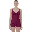 Rhubarb Red	 - 	Tie Front Two Piece Tankini View1