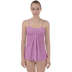 Kobi Pink	 - 	babydoll Tankini Set by ColorfulSwimWear