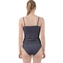 Carbon Grey	 - 	Cut Out Top Tankini Set View2