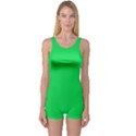 Malachite Green	 - 	One Piece Boyleg Swimsuit View1