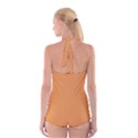 Sandy Orange	 - 	Boyleg Halter Swimsuit View2