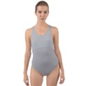 Rhino Grey	 - 	Cut-Out Back One Piece Swimsuit View1