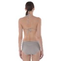 Pale Silver Grey	 - 	Cut-Out One Piece Swimsuit View2