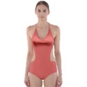 Emberglow Red	 - 	Cut-Out One Piece Swimsuit View1