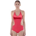 Sizzling Red	 - 	Cut-Out One Piece Swimsuit View1