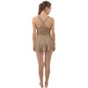 Camel Brown	 - 	Ruffle Top Dress Swimsuit View2