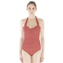 Cedar Chest Red	 - 	Halter Swimsuit View1