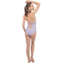 Languid Lavender Purple	 - 	Halter Front Plunge Swimsuit View2