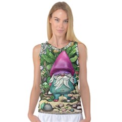 Charm Toadstool Necromancy Magician Conjuration Sorcery Spell Mojo Chanterelle Women s Basketball Tank Top by GardenOfOphir