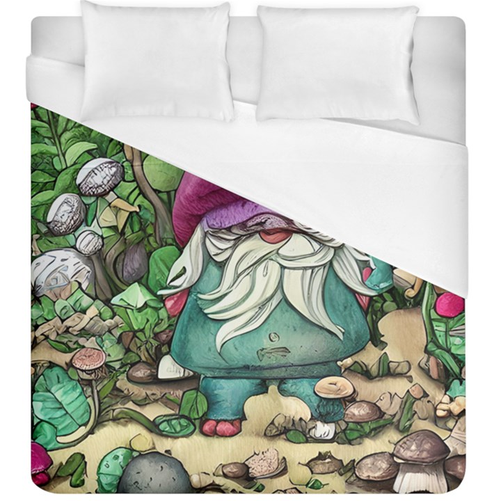 Charm Toadstool Necromancy Magician Conjuration Sorcery Spell Mojo Chanterelle Duvet Cover (King Size)