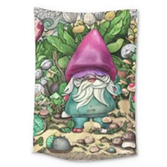 Charm Toadstool Necromancy Magician Conjuration Sorcery Spell Mojo Chanterelle Large Tapestry by GardenOfOphir