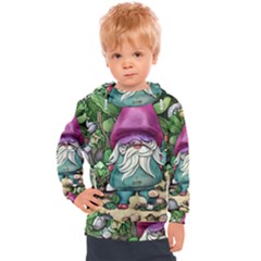 Charm Toadstool Necromancy Magician Conjuration Sorcery Spell Mojo Chanterelle Kids  Hooded Pullover by GardenOfOphir