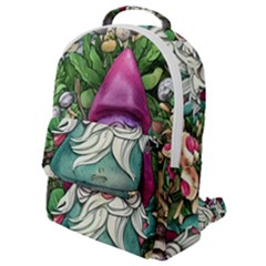 Charm Toadstool Necromancy Magician Conjuration Sorcery Spell Mojo Chanterelle Flap Pocket Backpack (small) by GardenOfOphir