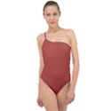 Medium Carmine	 - 	Classic One Shoulder Swimsuit View1