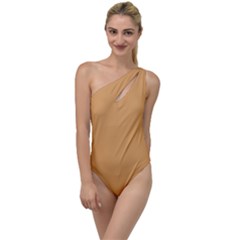 Earth Yellow	 - 	to One Side Swimsuit by ColorfulSwimWear