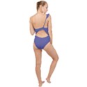 Blue Iris	 - 	Frilly One Shoulder Swimsuit View2