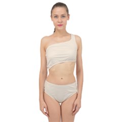 Champagne White	 - 	spliced Up Two Piece Swimsuit by ColorfulSwimWear