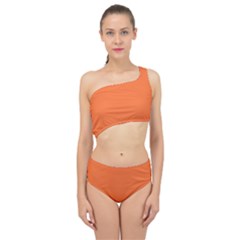 Construction Cone Orange	 - 	spliced Up Two Piece Swimsuit by ColorfulSwimWear