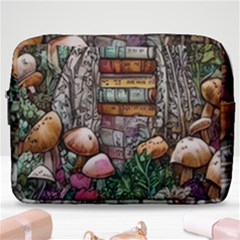 Bewitch Stipe Black Art Incantation Enchant Champignon Shiitake Witchcraft Black Magic Witch Make Up Pouch (large) by GardenOfOphir