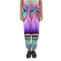 Veil Presto Psilocybin Superstition Agaric Trick Button Mushroom Sciopticon Diablerie Voodoo Fairy Women s Jogger Sweatpants by GardenOfOphir