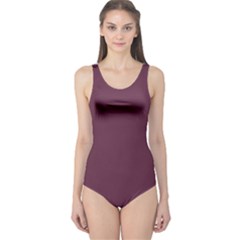 Wine Dregs	 - 	one Piece Swimsuit by ColorfulSwimWear