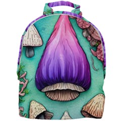 Veil Presto Psilocybin Superstition Agaric Trick Button Mushroom Sciopticon Diablerie Voodoo Fairy Mini Full Print Backpack by GardenOfOphir