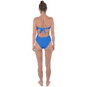 Bright Navy Blue	 - 	Tie Back One Piece Swimsuit View2