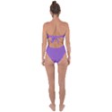 Iris Purple	 - 	Tie Back One Piece Swimsuit View2