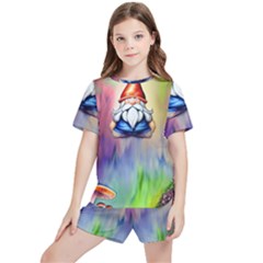 Thaumaturgy Magically Prestidigitation Sleight Of Hand Fly Agaric Abracadabra Kids  Tee And Sports Shorts Set by GardenOfOphir