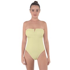 Yellow Iris	 - 	tie Back One Piece Swimsuit by ColorfulSwimWear