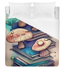 Mushroom Cloud Legerdemain Portobello Warlock Duvet Cover (queen Size) by GardenOfOphir