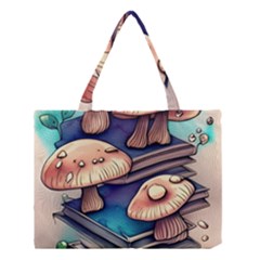 Mushroom Cloud Legerdemain Portobello Warlock Medium Tote Bag by GardenOfOphir