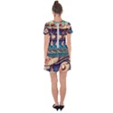 Mushroom Cloud Legerdemain Portobello Warlock Drop Hem Mini Chiffon Dress View2