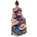 Mushroom Cloud Legerdemain Portobello Warlock Off Shoulder Open Front Chiffon Dress View2