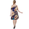 Mushroom Cloud Legerdemain Portobello Warlock Cut Out Shoulders Chiffon Dress View2