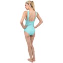 Soft Turquoise	 - 	Cross Front Low Back Swimsuit View2