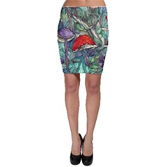 Necromancy Mushroom Bodycon Skirt by GardenOfOphir