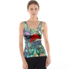 Necromancy Mushroom Tank Top by GardenOfOphir