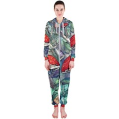 Necromancy Mushroom Hooded Jumpsuit (ladies) by GardenOfOphir