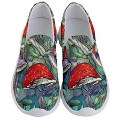 Necromancy Mushroom Men s Lightweight Slip Ons by GardenOfOphir