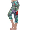 Necromancy Mushroom Lightweight Velour Capri Yoga Leggings View2