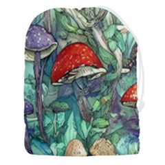 Necromancy Mushroom Drawstring Pouch (3xl) by GardenOfOphir