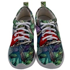 Necromancy Mushroom Mens Athletic Shoes by GardenOfOphir