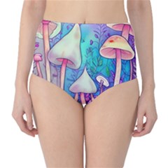 Magician s Charm Mushroom Classic High-waist Bikini Bottoms by GardenOfOphir