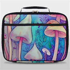 Magician s Charm Mushroom Full Print Lunch Bag by GardenOfOphir