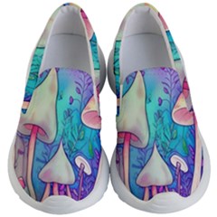 Magician s Charm Mushroom Kids Lightweight Slip Ons by GardenOfOphir